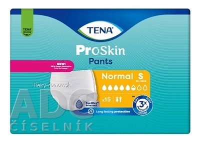 TENA Pants Normal S naťahovacie inkontinenčné nohavičky (inov.2024) 1x15 ks