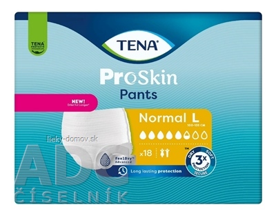 TENA Pants Normal L naťahovacie inkontinenčné nohavičky (inov.2024) 1x18 ks