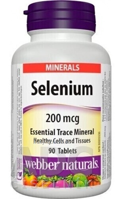 Webber Naturals Selén 200 mcg tbl 1x90 ks