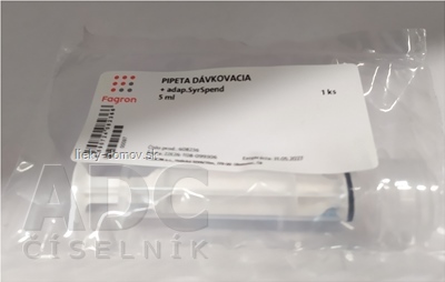 Pipeta dávkovacia 5 ml + adaptér SyrSpend - FAGRON 1x1 ks