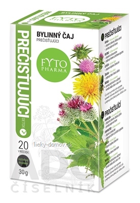 FYTO Bylinný čaj PREČISŤUJÚCI 20x1,5 g (30 g)