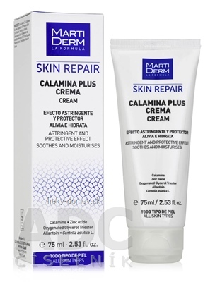 MartiDerm SKIN REPAIR CALAMINA PLUS CREAM regeneračný krém, pre všetky typy pleti 1x75 ml