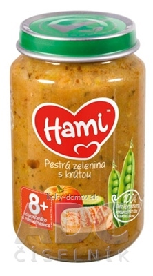 Hami príkrm Pestrá zelenina s morkou (od ukonč. 8. mesiaca) 1x200 g