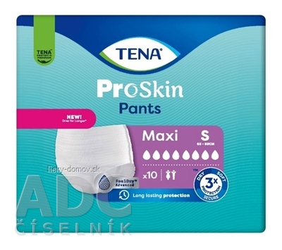 TENA Pants Maxi S naťahovacie inkontinenčné nohavičky (inov.2024) 1x10 ks