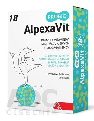 AlpexaVit PROBIO 18+ cps (inov.2023) 1x30 ks