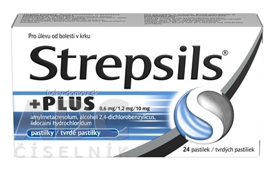 Strepsils PLUS pas ord (blis.PVC/PVDC/Al) 1x24 ks