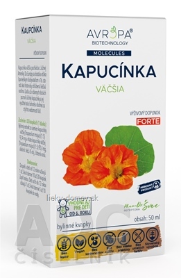 AVROPA KAPUCÍNKA väčšia bylinné kvapky 1x50 ml