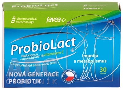 favea ProbioLact cps (s vitamínom C) 1x30 ks