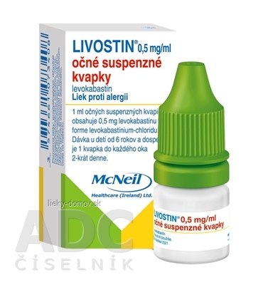 Livostin 0,5 mg/ ml int opu 1x4 ml