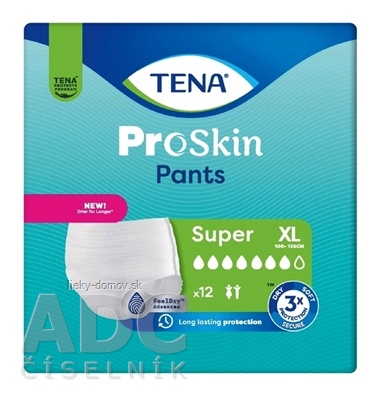 TENA Pants Super XL naťahovacie inkontinenčné nohavičky (inov.2024) 1x12 ks