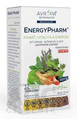 AVROPA EnergyPharm bylinné kvapky 1x50 ml