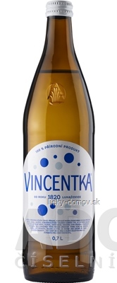 VINCENTKA VODA NEVRATNÁ FĽAŠA 1x700 ml