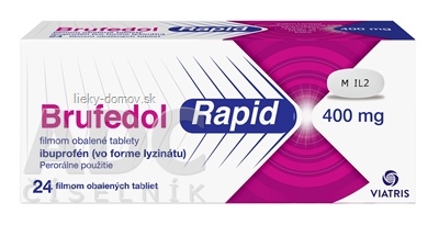 Brufedol Rapid 400 mg tbl flm (blis.PVC/PE/PVDC/Al) 1x24 ks