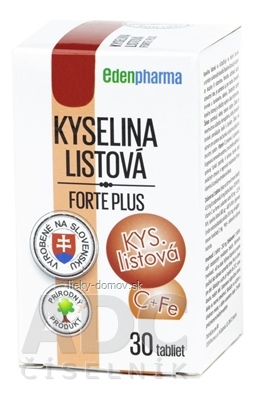 EDENPharma KYSELINA LISTOVÁ forte plus tbl 1x30 ks