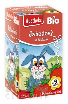 APOTHEKE ROZPRÁVKA Jahodový Bio ovocný čaj (od ukončeného 9. mesiaca) 20x2 g (40 g)