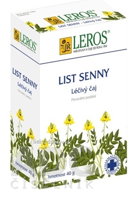 LEROS LIST SENNY spc (čajovina-vrecko celofánové) 1x40 g