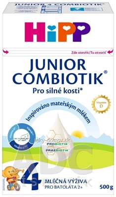 HiPP 4 JUNIOR COMBIOTIK mliečna výživa pre batoľatá (od 2 rokov) 1x500 g