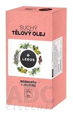 LEROS SUCHÝ TELOVÝ OLEJ ROZMARÍN & BORIEVKA 1x100 ml