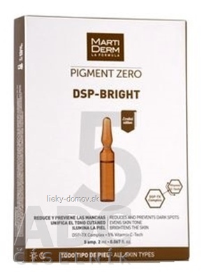 MartiDerm PIGMENT ZERO DSP-BRIGHT ampulky, pre veštky typy pleti 5x2 ml