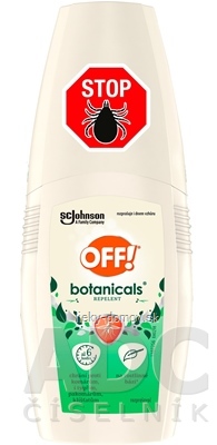 OFF! Botanicals rozprašovač repelent, na rastlinnej báze 1x100 ml