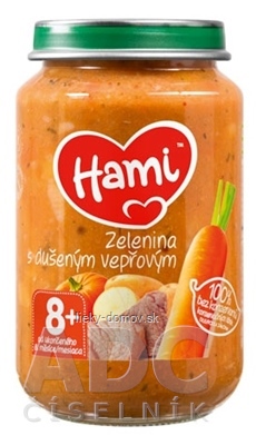 Hami príkrm Zelenina s duseným bravčovým (od ukonč. 8. mesiaca) 1x200 g