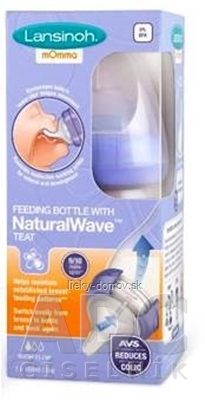 Lansinoh Dojčenská fľaša s NaturalWave cumľom 1x160 ml