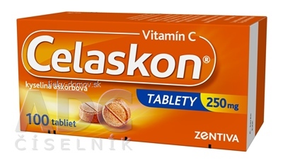 Celaskon tablety 250 mg tbl (fľ.skl.hnedá) 1x100 ks