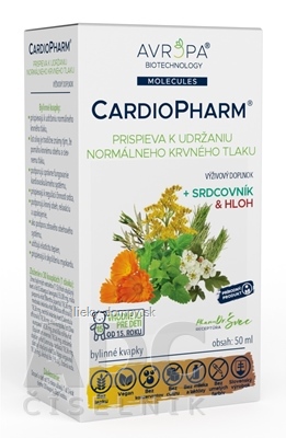 AVROPA CardioPharm bylinné kvapky 1x50 ml