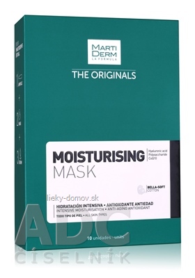 MartiDerm THE ORIGINALS MOISTURISING MASK hydratačná maska 1x25 ml