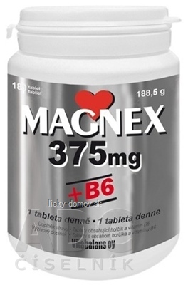 Vitabalans MAGNEX 375 mg + B6 tbl 1x180 ks