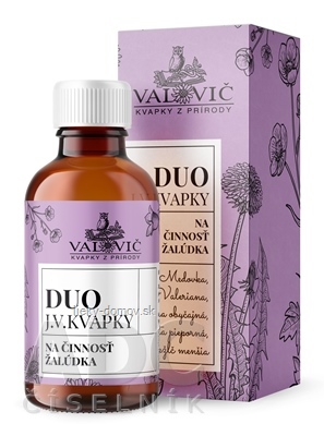 J.V. KVAPKY - DUO na činnosť žalúdka 1x50 ml