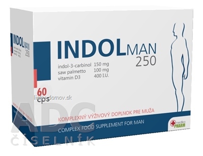 INDOL MAN 250 cps (pre mužov) 1x60 ks