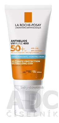 LA ROCHE-POSAY ANTHELIOS UVMUNE 400 SPF50+ hydratačný krém s ochranným faktorom 1x50 ml