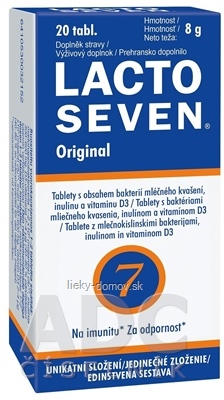 Vitabalans LACTOSEVEN tbl 1x20 ks