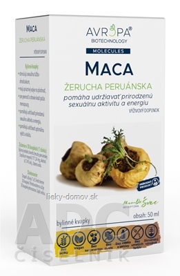 AVROPA MACA bylinné kvapky 1x50 ml