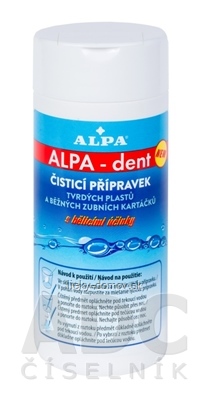 ALPA - dent NEW ČISTIACI PRÍPRAVOK prášok, s bieliacimi účinkami 1x150 g