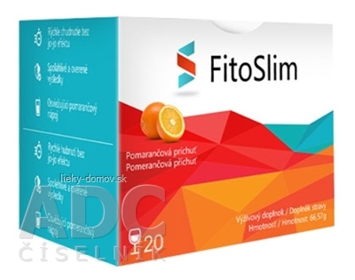 FitoSlim vrecúška štíhla línia (pomarančová príchuť) 1x20 ks