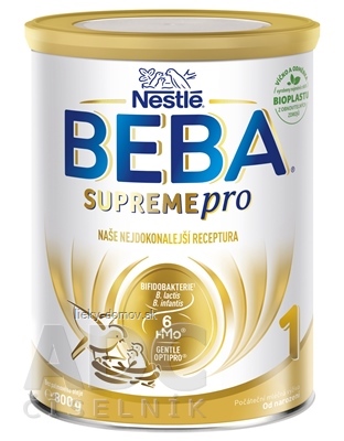 BEBA SUPREME pro 6HM-O 1 počiatočná mliečna výživa (od narodenia)(inov.2024) 1x800 g