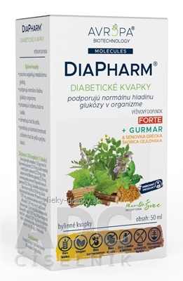 AVROPA DiaPharm bylinné kvapky 1x50 ml