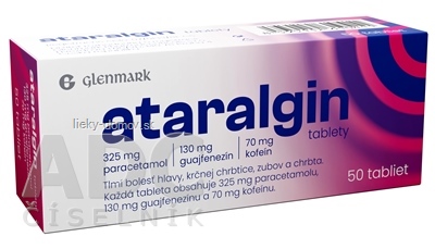 ATARALGIN tbl 325 mg/130 mg/70 mg (blis.PVC/Al) 1x50 ks