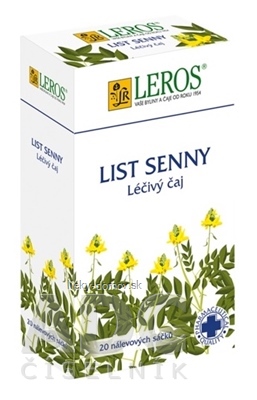 LEROS LIST SENNY spc (záparové vrecká) 20x1,5 g