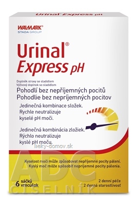 WALMARK Urinal Express pH vrecúška 1x6 ks